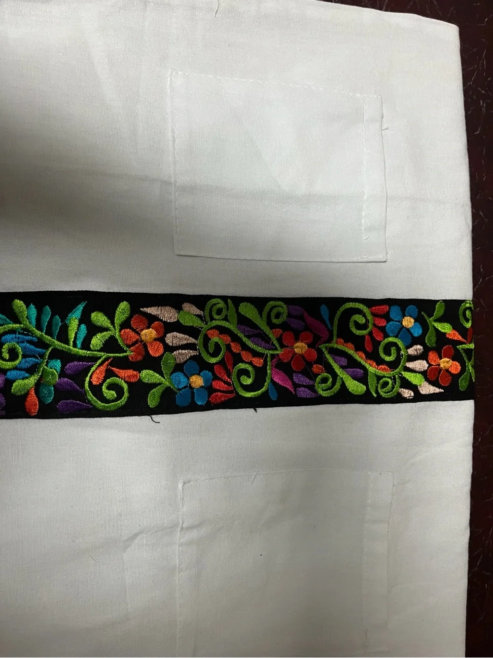 Handmade vibrant red